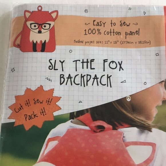 Craft Your Companion: DIY Sly the Fox Backpack Kit - Picture 3 of 9